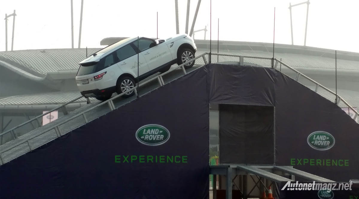 Event, land rover range rover test drive: Jaguar Land Rover Global Driving Experience : Pertama di Indonesia
