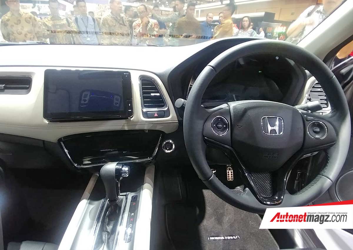 GIIAS 2018, Interior-dashboard-HR-V-baru-facelift-2018: Honda HR-V Facelift 2018 Meluncur, Wajah Baru Tanpa Tambahan Fitur