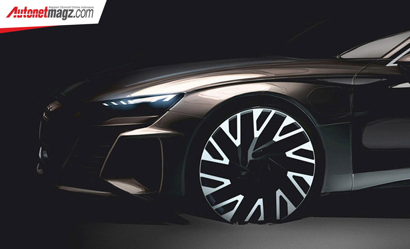 Audi, moncong Audi Sport e-tron GT: Konsep Mobil Listrik Audi Kolaborasi  Dengan Porsche, Seperti Apa?