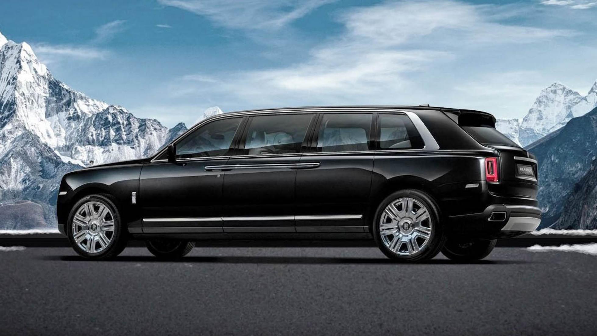 Berita, Rolls-Royce Cullinan Limousine belakang: Rolls-Royce Hadirkan Limousin Cullinan Anti-Peluru Seharga 2 Juta Dollar