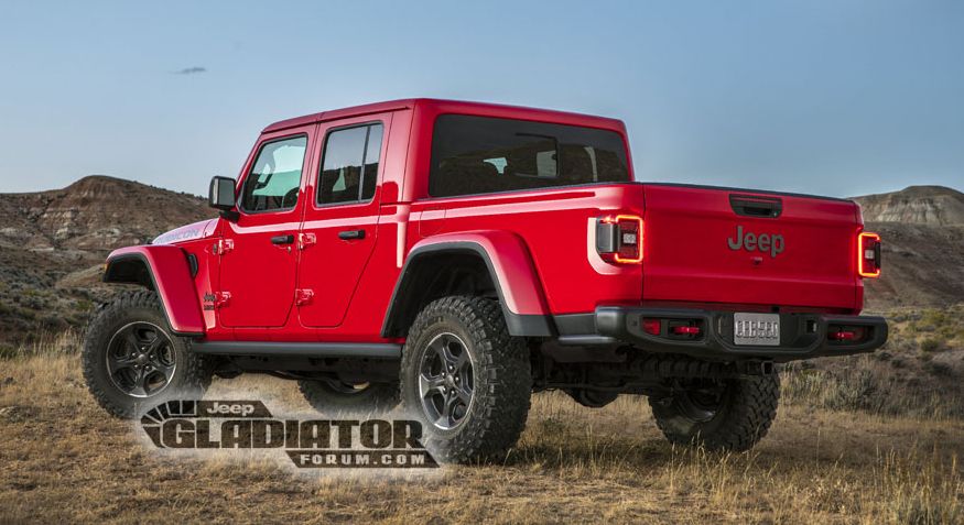 Berita, Jeep Gladiator 2020: Jeep Gladiator 2020 Juga Bocor Sebelum Debutnya di Los Angeles!