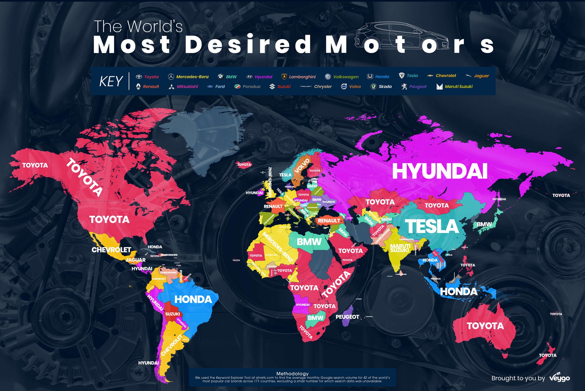 Acura, Merk Paling dicari di Google Veygo: Toyota Menjadi Merk Paling Dicari di Google Global, Honda di Indonesia