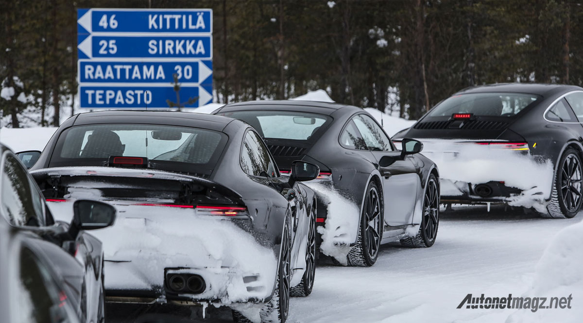 International, porsche 911 992 on snow: Jelang Peluncuran, Porsche Beberkan Kisah Perancangan Porsche 911 992