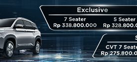 Datsun GO+ Nusantara kursi belakang