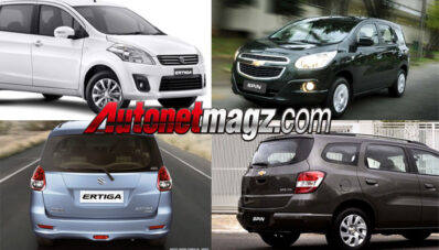 Komparasi Suzuki Ertiga vs Chevrolet Spin Komparasi Suzuki Ertiga vs Chevrolet Spin