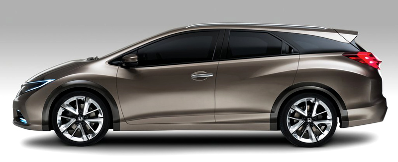 Honda, Honda Civic Tourer Concept samping: Honda Civic Tourer Concept : Ini Dia Sosok Civic Station Wagon
