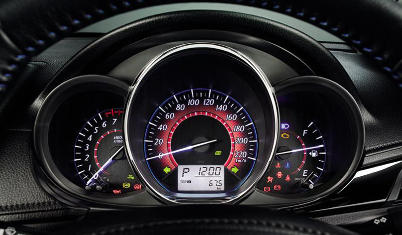 International, Toyota Vios 2013 Speedometer: Toyota Vios 2013 Akhirnya Diluncurkan di Thailand