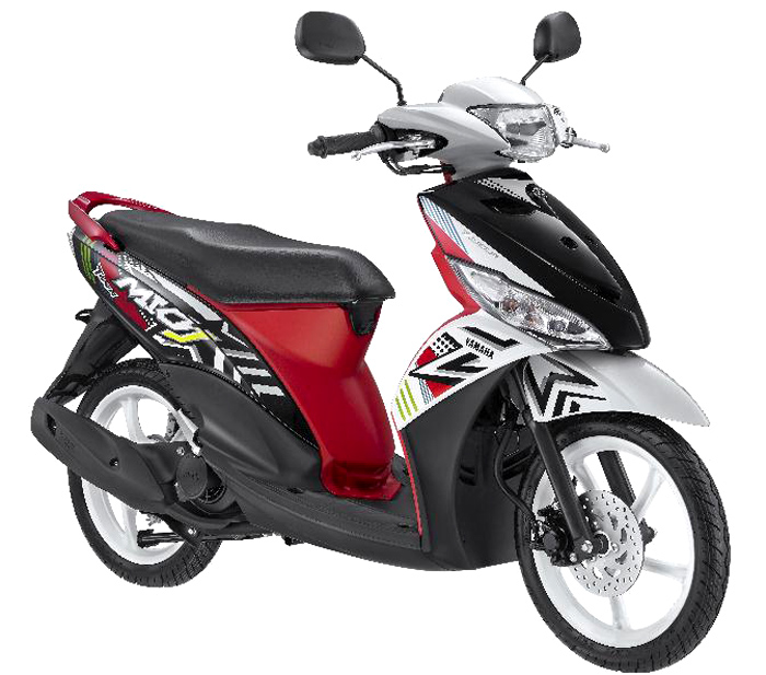 Motor Baru, Yamaha Mio J Putih: Yamaha Mio J Teen Kini Dengan Warna dan Striping Baru