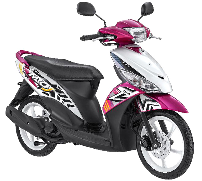 Motor Baru, Yamaha Mio J Ungu: Yamaha Mio J Teen Kini Dengan Warna dan Striping Baru