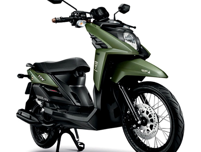 Motor Baru, Yamaha TTX Army Green: Yamaha TTX / Yamaha X-Ride Akan Mengaspal