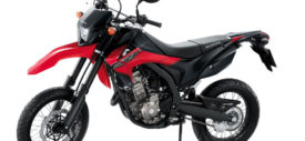 motor Honda CRF250M merah hitam