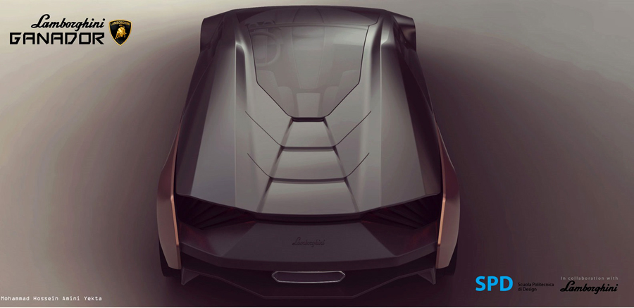 International, Lamborghini Ganador belakang: Lamborghini Ganador : Proyek Master Seorang Car Designer