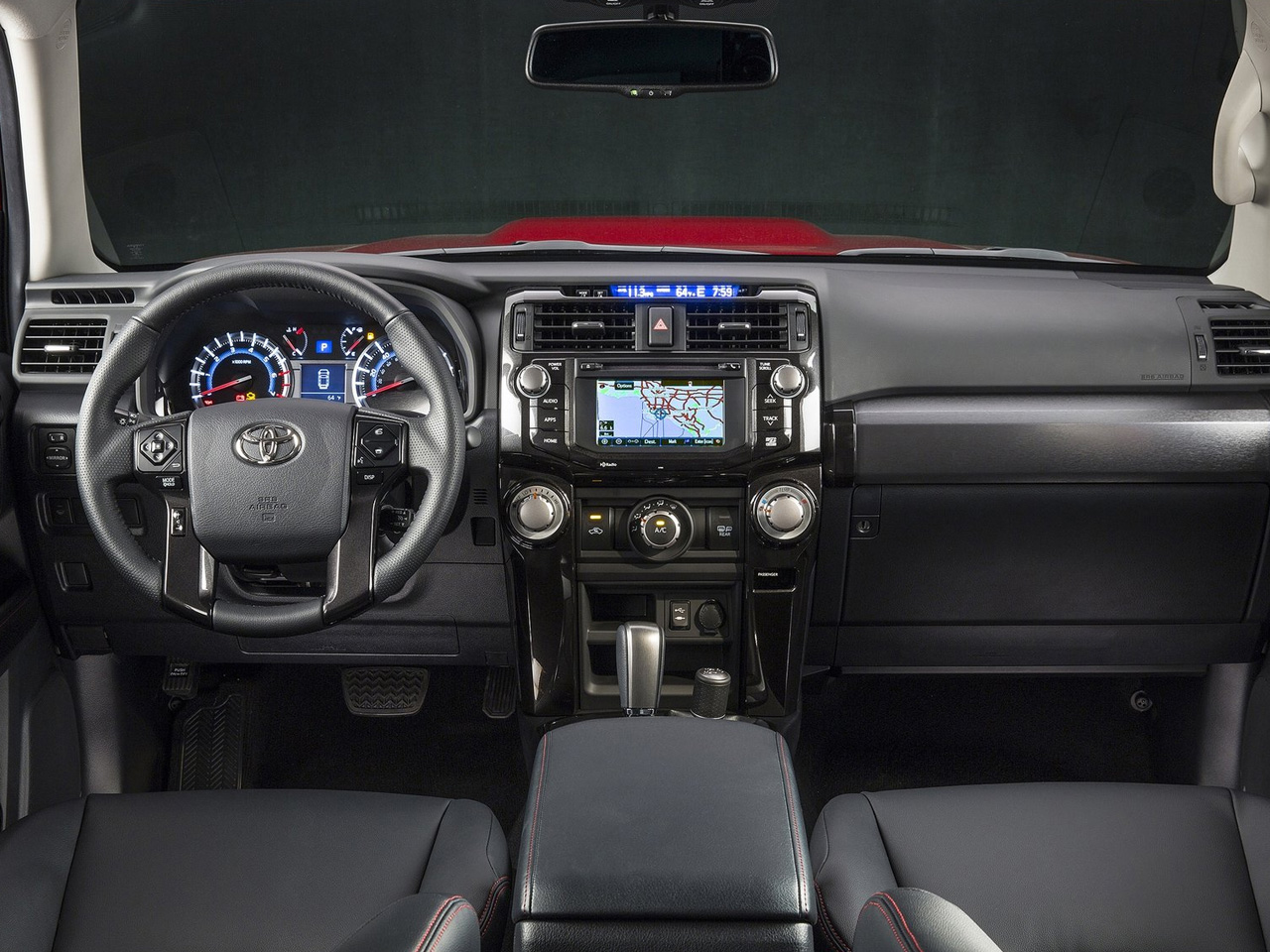 International, 2014-Toyota-4Runner-Dashboard: Toyota 4Runner 2014 Tampil Lebih Sangar