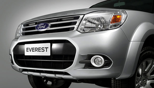 Ford Everest Facelift 2013 bumper
