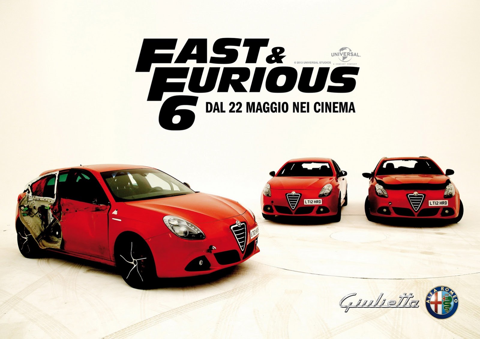 Alfa Romeo, Iklan mobil Alfa Romeo Giulietta bertema film Fast and Furious 6: Iklan Alfa Romeo Giulietta yang Bertema Fast & Furious 6
