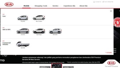 Wih, KIA Carens Nongol di Website KIA Indonesia!