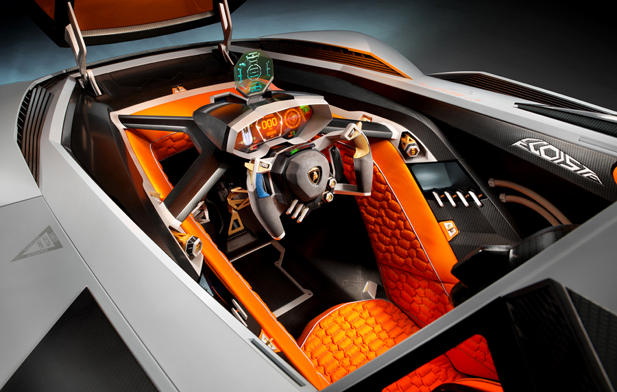 International, Lamborghini Egoista cockpit: Lamborghini Egoista Concept : Supercar Untuk Para Jomblo