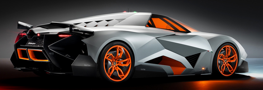 International, Lamborghini Egoista rear: Lamborghini Egoista Concept : Supercar Untuk Para Jomblo