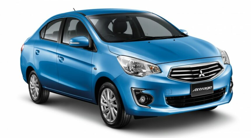 Mitsubishi Attrage : Mitsubishi Mirage Sedan Untuk Pasar Thailand Nih!