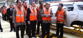 Tim Lee Vice President Global Manufacturing and President International Operations GM meresmikan pabrik General Motors di Bekasi