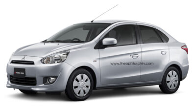 Mitsubishi Attrage : Mitsubishi Mirage Sedan Untuk Pasar Thailand Nih!