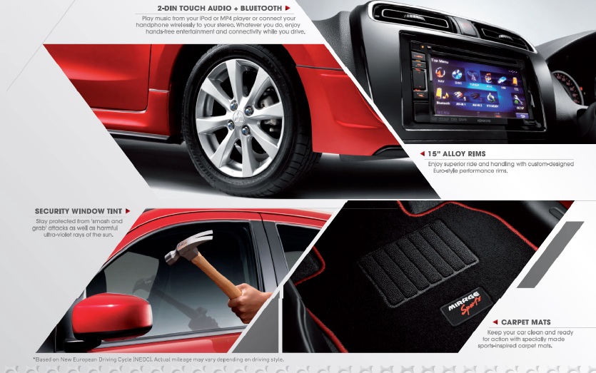Mitsubishi Mirage Sports aksesoris AutonetMagz Review 