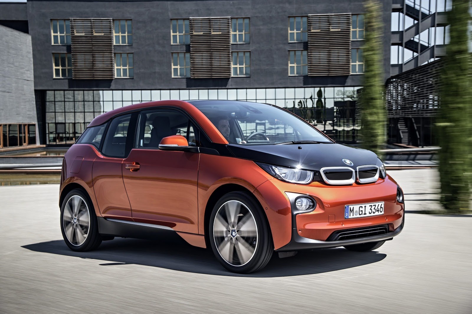 BMW, BMW i3 orange: Silahkan Download : Wallpaper High Resolution BMW i3