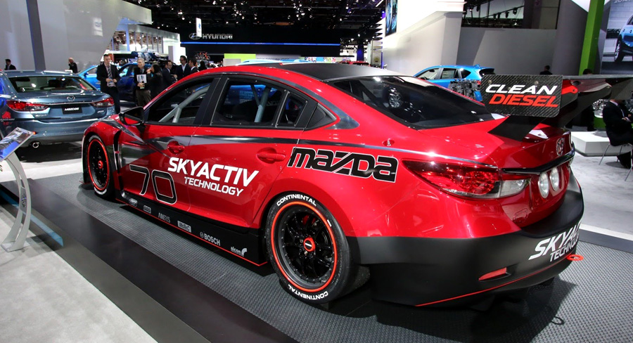 International, Mazda 6 Racing NAIAS: Mazda 6 Grand-Am Racer Menjadi Mobil Balap Diesel Pertama di Indianapolis