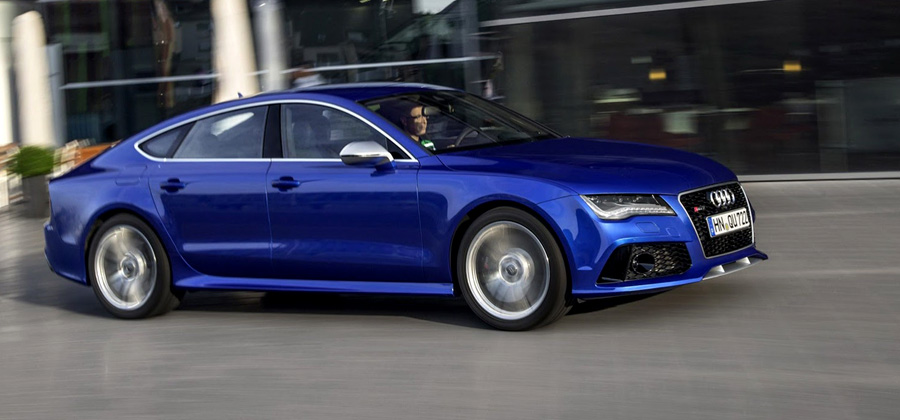 Audi, Fahraufnahme    Farbe: Sepangblau: New Audi RS7 2014 Akan Segera Hadir