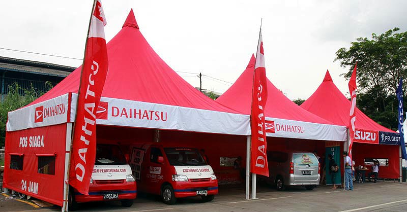 Daihatsu, Pos Siaga Mudik Daihatsu 2013: Selama Mudik 2013 Daihatsu Menyediakan 9 Pos Jaga Dan 33 Bengkel Siaga