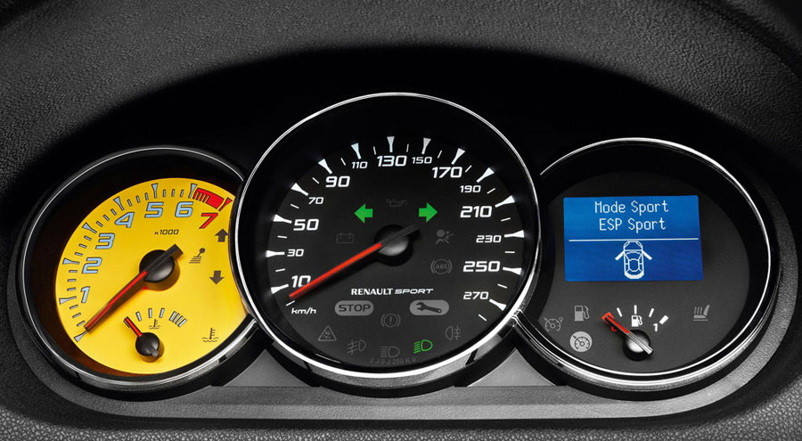 Mobil Baru, Renault Megane RS speedometer: Ini Nih Renault Megane RS Yang Tampil di Website Renault Indonesia!