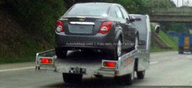 Spyshot Chevrolet Sonic sedan 2013 Indonesia