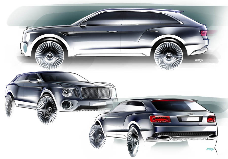 Bentley, exp9f1: Tahun 2016 Bentley SUV Siap Diproduksi!