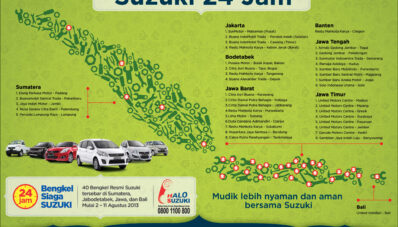 40 Bengkel Resmi Suzuki Siap Membantu Para Pemudik 40 Bengkel Resmi Suzuki Siap Membantu Para Pemudik