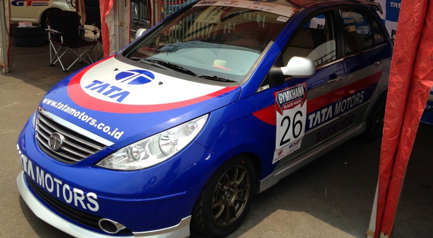 Tata Vista Turun di Gymkhana Race War IIMS 2013 Tata Vista Turun di Gymkhana Race War IIMS 2013