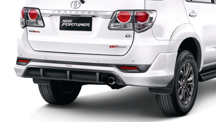 Toyota Fortuner  TRD  Sportivo Bumper  Belakang  AutonetMagz 