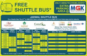 Daftar Lokasi Shuttle Bus Menuju IIMS 2013