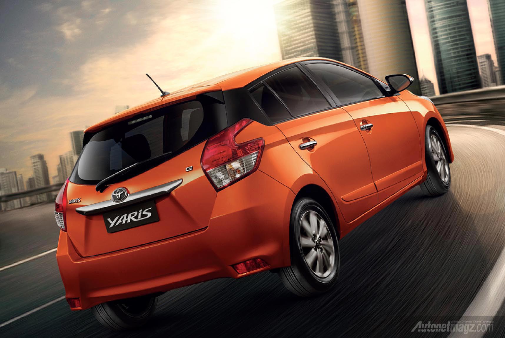 International, All New Toyota Yaris tampak belakang: Toyota Yaris ‘Lele’ 2014 Diluncurkan di Thailand