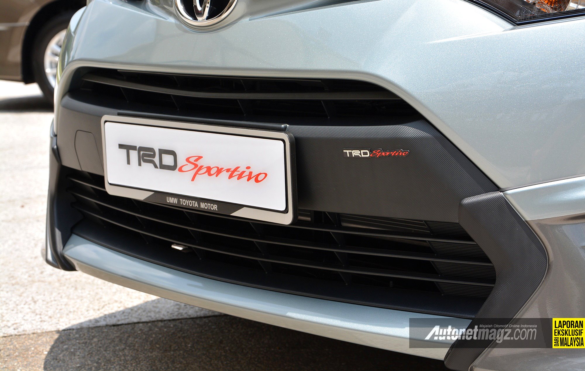 Toyota, Emblem TRD Sportivo pada_bumper depan New Vios: Toyota Vios TRD Sportivo Malah Brojol di Malaysia