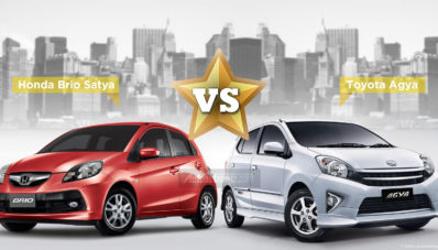 Komparasi Toyota Agya vs Honda Brio Satya Komparasi Toyota Agya vs Honda Brio Satya