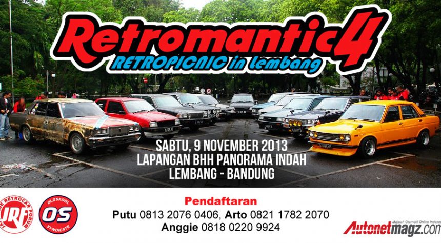 Retromantic 4 : Kopdarnya Maniak Mobil Retro Akan Digelar Awal November Retromantic 4 : Kopdarnya Maniak Mobil Retro Akan Digelar Awal November