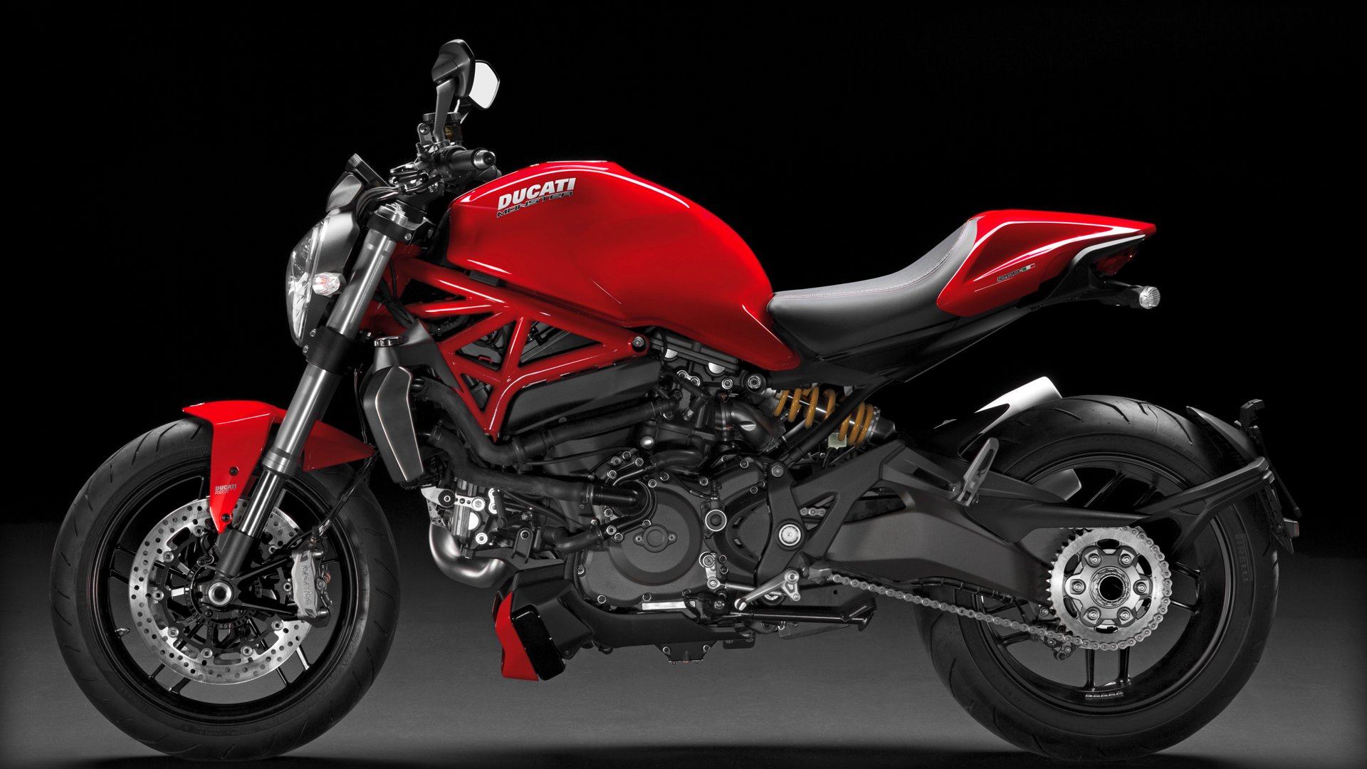 Ducati, Ducati Monster 1200 2014 tampak samping: Ducati Monster 1200 Resmi Diperkenalkan [with High Quality Photos]