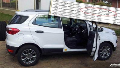 Ford EcoSport Indonesia Akan Segera Mengaspal Ford EcoSport Indonesia Akan Segera Mengaspal