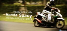 video review skuter matik Honda Spacy