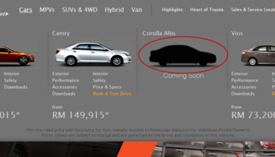 Toyota Corolla Altis 2014 Mulai Dipasarkan di Asia Tenggara Toyota Corolla Altis 2014 Mulai Dipasarkan di Asia Tenggara