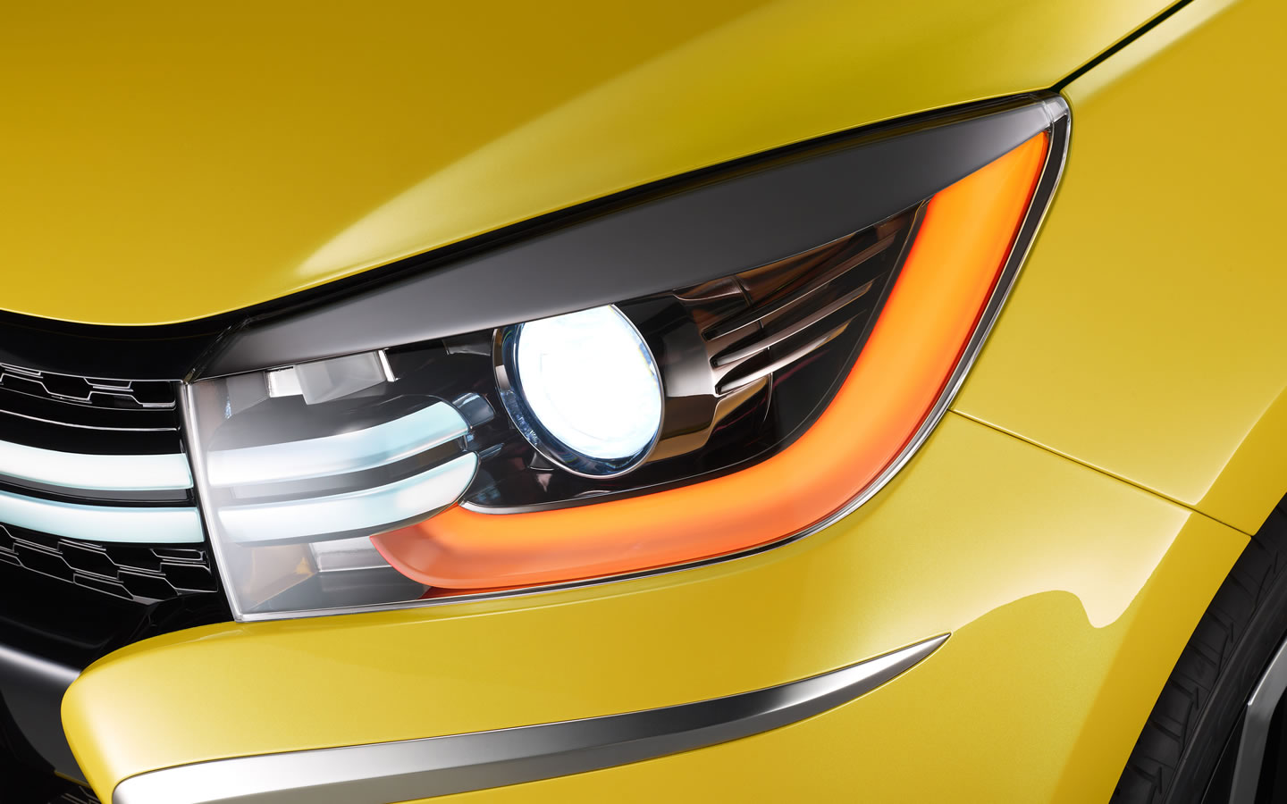 Mobil Konsep, Headlamp Suzuki A-wind Concept dengan lampu projector: Konsep Suzuki A-Wind Sekilas Mirip Agya Ya