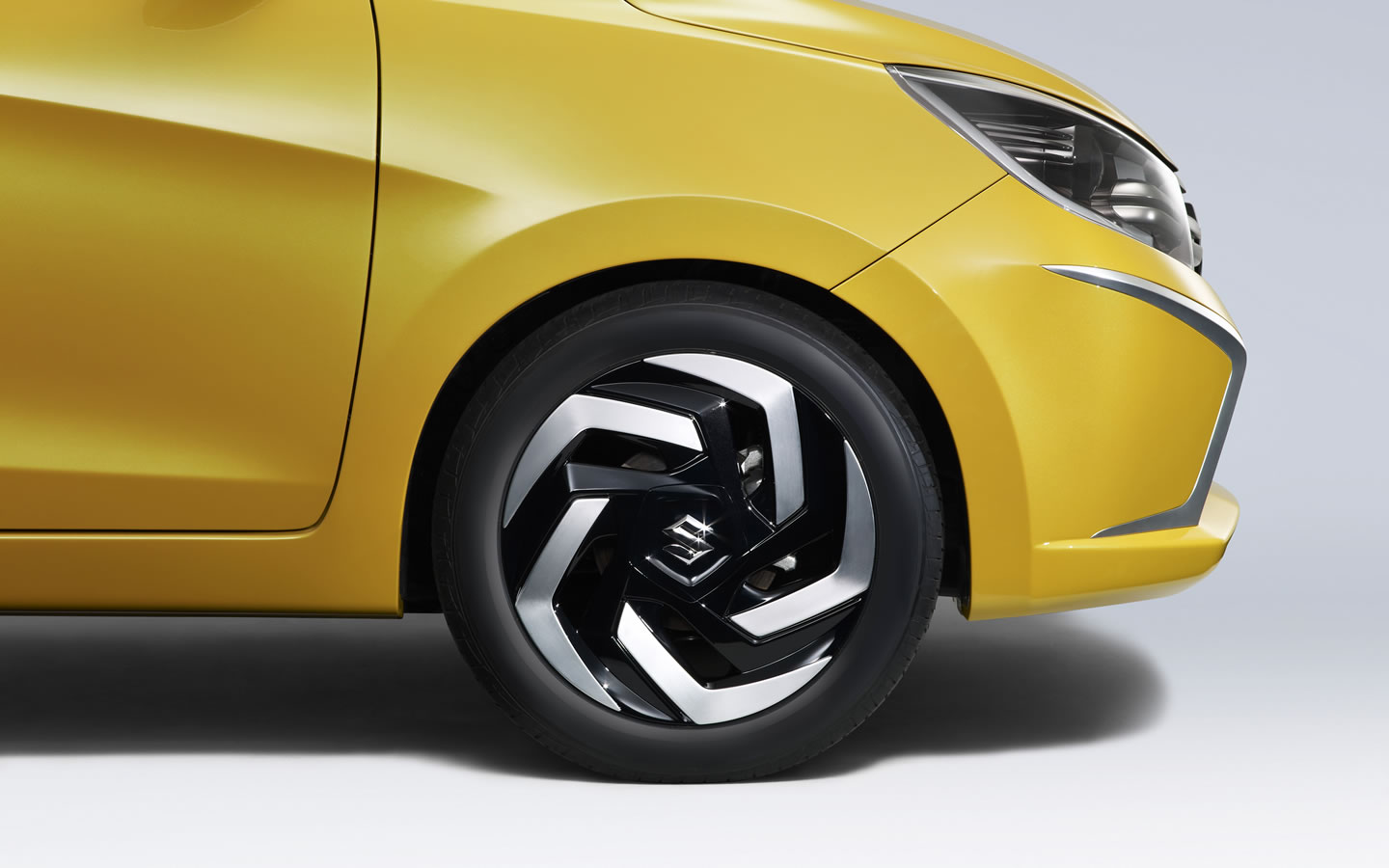 Mobil Konsep, Velg dengan diameter besar pada Suzuki A-wind Concept: Konsep Suzuki A-Wind Sekilas Mirip Agya Ya