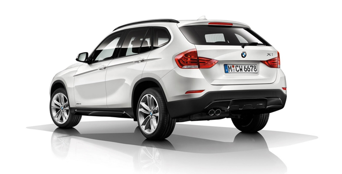 BMW, BMW X1 crossover white: BMW X1 2014 Mendapatkan Facelift Ringan