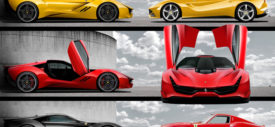 Ferrari CascoRosso Desktop Background
