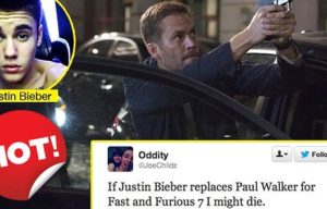 Justin Bieber Mau Gantiin Paul Walker di Fast and Furious 7?